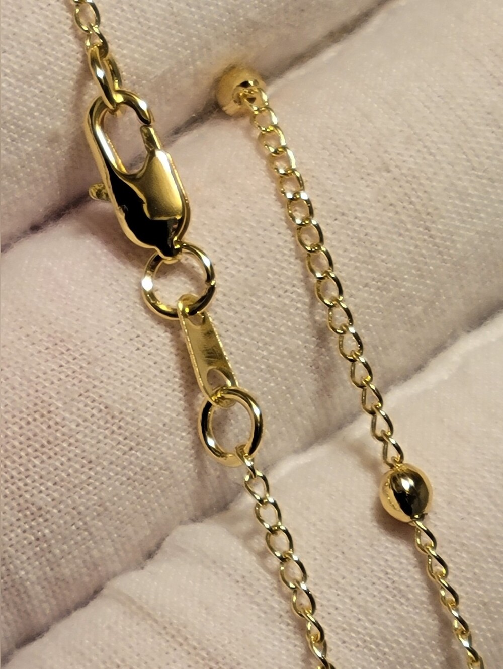 18" - 14kt Gold Filled Satellite Necklace - New - 1.2mm Thick